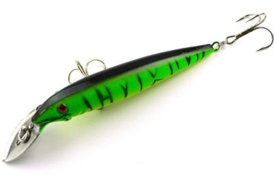 14cm 16.2g  metal tongue action diving muti colors  hard plastic fishing lure