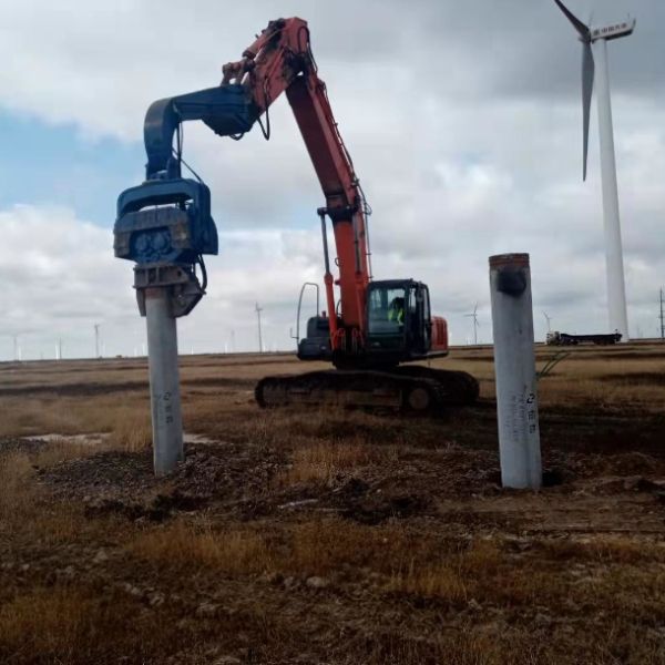 Customized Vibratory Pile Hammer Driver – Excavator Attachment & High Efficiency