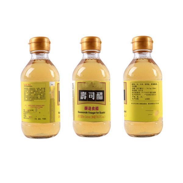Gain Food 610Ml Bottle Japanese Sushi Rice Seasoning Clear Natural Customized No Added White Rice Vinegar 300 Cartons