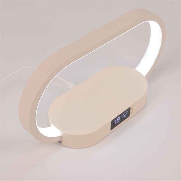 WR08 Warm White Emitting Color 10W LED Table Lamp Wireless Charging 3 Temperature Dimmable Smart Touch Control Night Light