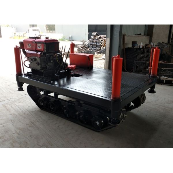 Easy Installation Compact Rubber Track Undercarriage With Low Ground Pressure