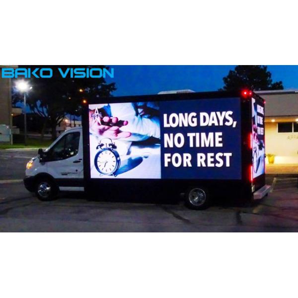 Movable LED Screen P10 Mobile Truck Advertising Double Sided Steel Cabinet Commercial Sign for Roadshow