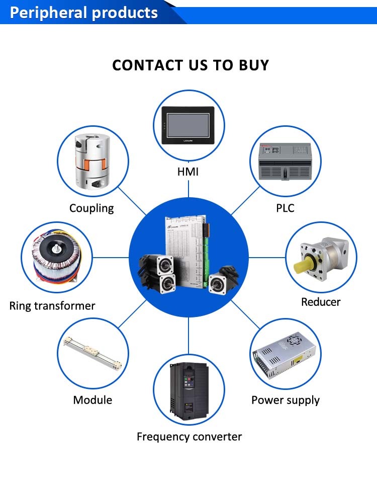 Lichuan 3A DC Closed Loop Stepper Motor Drivers Kit 0.8N.m 2 Phase Nema17 DC24V~50V 2.5A 1000PPR