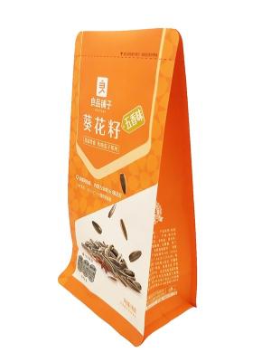 80 Microns Flat Bottom Packaging Bag Matte Stand Up Pouches For Nuts Nontoxic
