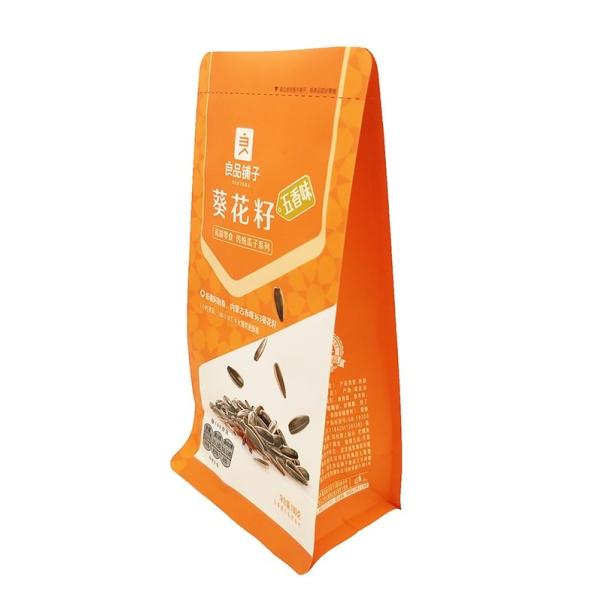 80 Microns Flat Bottom Packaging Bag Matte Stand Up Pouches For Nuts Nontoxic