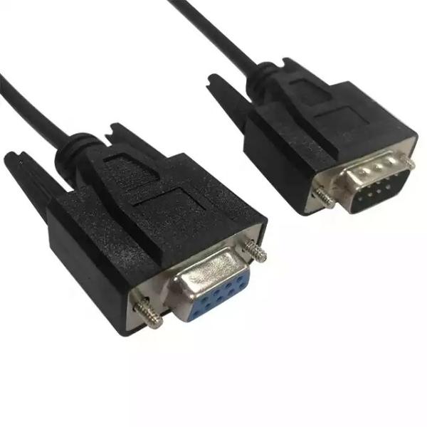 6ft PVC Db9 Female To Db9 Female Cable Serial Rs232 For Data Transmission