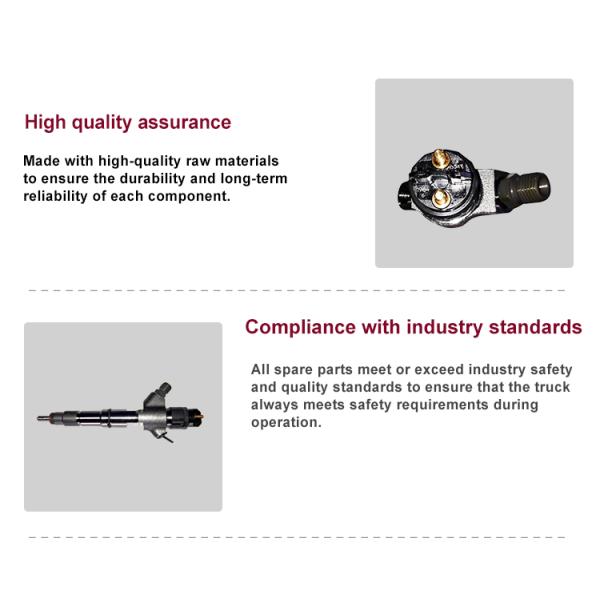 Weichai WP10 Engine Fuel Common Rail Injector 612600080618 0445120224 for Sinotruk Howo