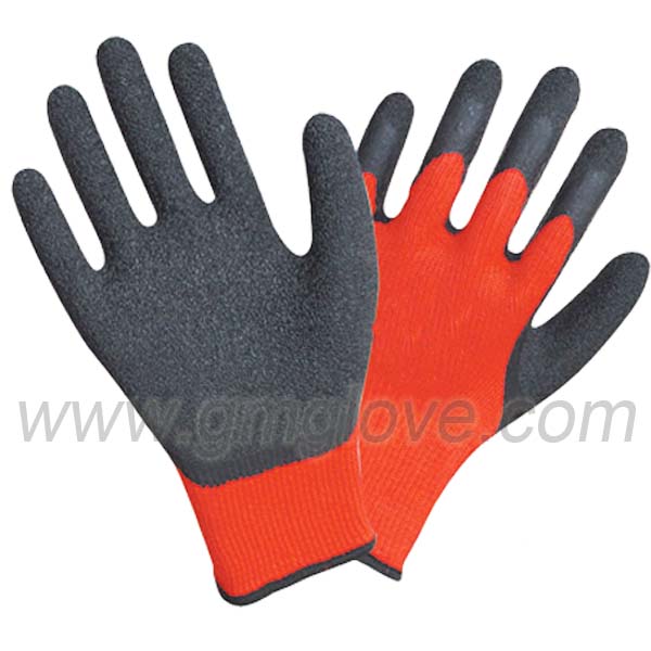 Latex Palm & Thumb Dipped Hand Gloves, Cotton String