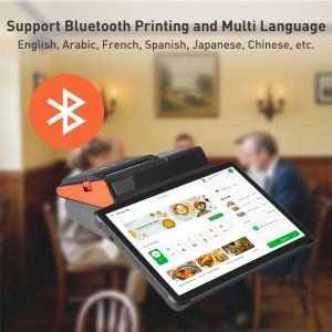 Maximice la eficiencia con el POS de escritorio con módulo WIFI 2.4G / 5G y diámetro máximo de rollo de papel de 60 mm