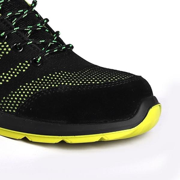Slip Abrasion Resistant Polyurethane Work Boots Steel Toe Cap Comfortable EVA Insole Injection Craft