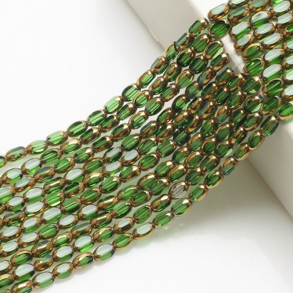 New 4X6MM Phnom Penh Rice Beads DIY Handmade Beads Necklace Bracelet Glass Beads Jewelry Clothing Accessories Materials