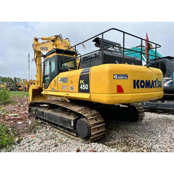 Comfortable Driving Experience Used Komatsu PC450 Excavator with Spacious Cab Design and Humanized Operating Devices