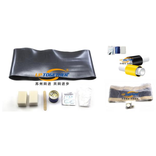 Tubular 3PE Heat Shrinkable Sleeve WSS60 Series Φ219 * 500MM Black Color