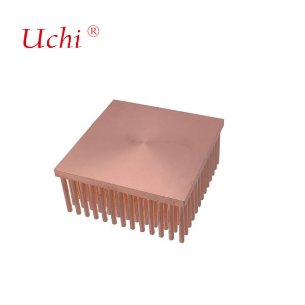 Mini Square Copper Pin Fin Cold Forged Heat Sink Thermal Solution
