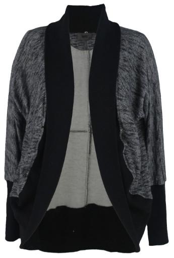 Mid Collar Long Length Oversized Womens Cardigans , Ladies Winter Cardigans