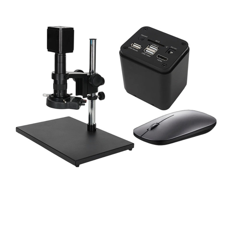 Professional 2K 4K Industrial Electronic Microscope 20 to 200X Magnification for Welding Defect Detection SMD Observation