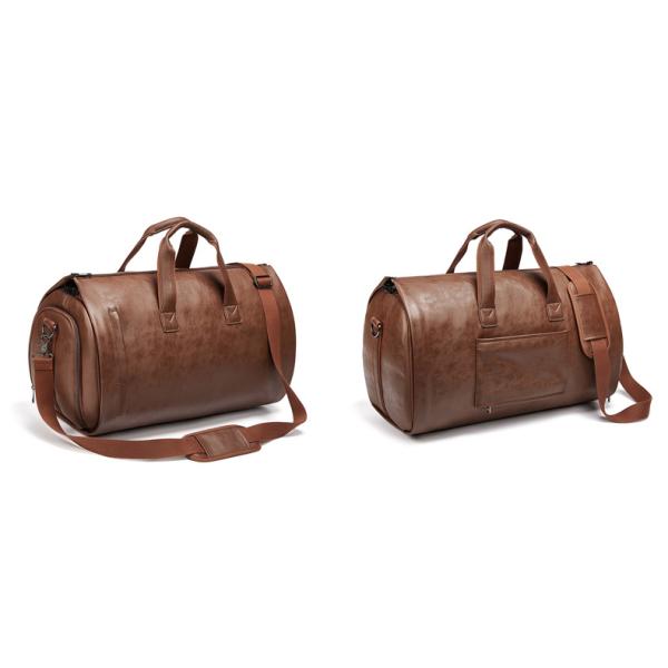 PU складная розовая кожаная сумка для путешествий