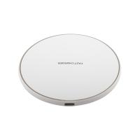 Chargeur sans fil multifonctionnel avec imprimé de logo ABS/station de charge universelle en métal 100-205KHZ