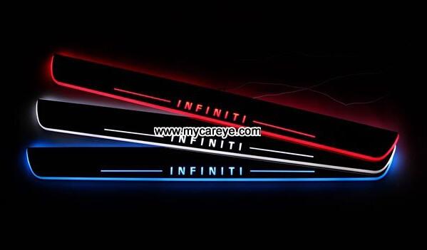 Sell Infiniti Q50 Q50L car moving floor lights LED door scuff plate light