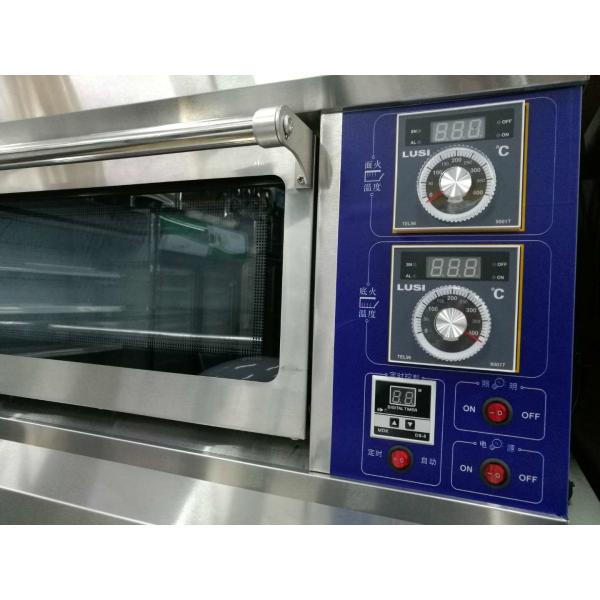 1 дверь печи печей выпечки длинноволновой части инфракрасной области палубы электрической закаленная нержавеющей сталью стеклянная с внутренними освещениями