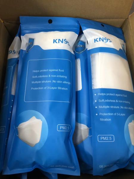 KN95 Mask 3 ply Earloop Face Mask Non-woven Disposable Face Mask for adult In stock