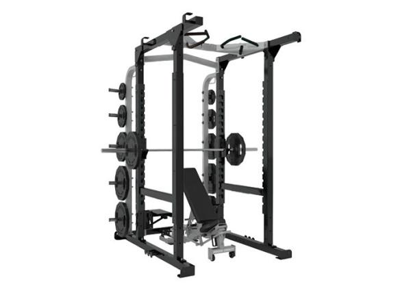 Equipamento comercial do Gym da estação do halterofilismo multi, máquina da cremalheira da ocupa da meia potência