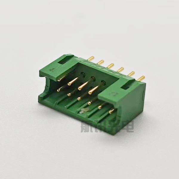 Jl24-12zjb 12-Pin Straight PCB Socket Rectangular Aviation Connector for Industrial Control Systems.