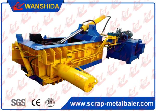 Hydraulic Aluminum Bailer / Scrap Metal Baler Max. 3mm Thickness 1000-1200KG/h