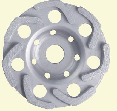 Sintered Bond Angle Grinder Cup Wheel Smooth Grinding For Concrete / Stone Dry Polishing