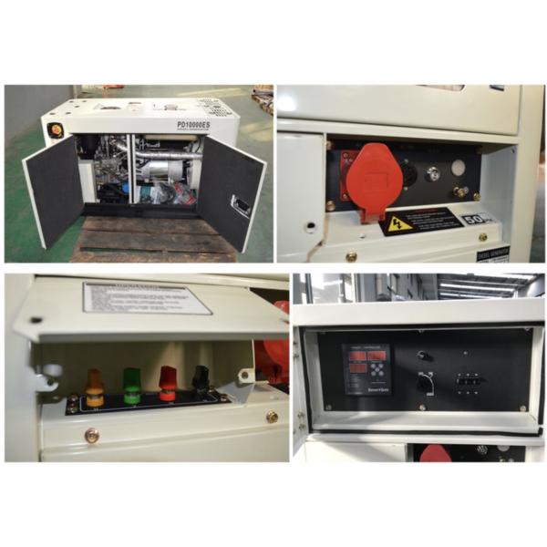 Air Cooling 13kw Diesel Small Portable Generators 3 Phase / Single Phase