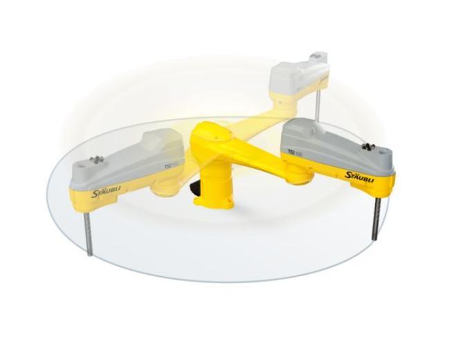 Staubli TS2-40 Ultra Fast SCARA Robot Arm for Pick Place Small Parts Handling Cleanroom Medical Device Production