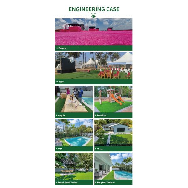 Детский синтетический ковер из искусственной травы из полиэтилена для ландшафтного дизайна