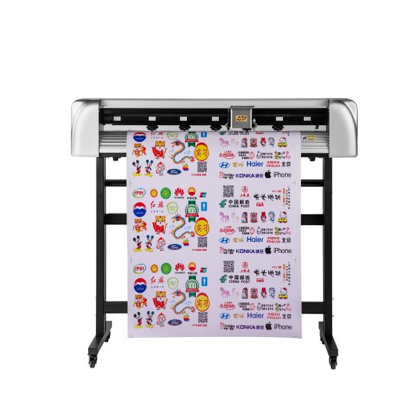 ZKD1000 Double-Head Camera Vinyl Cutter for Print Shops & Custom Sticker Making