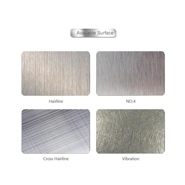 Hairline HL 321 Brushed Stainless Steel Sheet Cut To Size For Interior Kitchen Cab