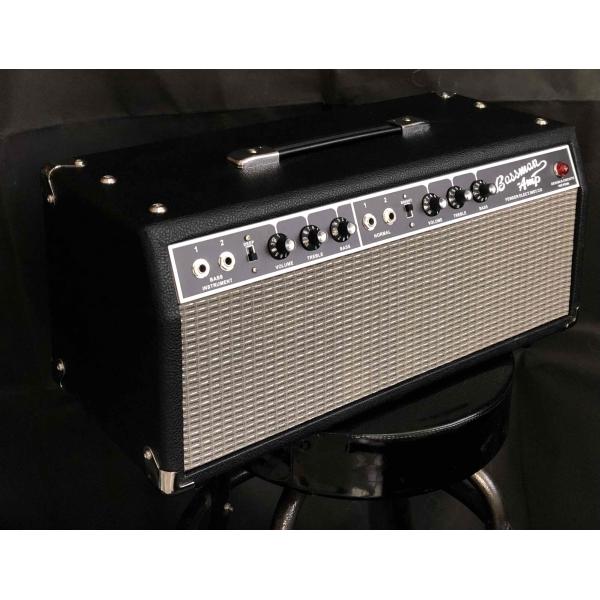 Custom 1964 Grand Bassman Black Panel Pre-CBS Guitar Tube Amp Head 50W, AA864 Circuit, Rare Variant