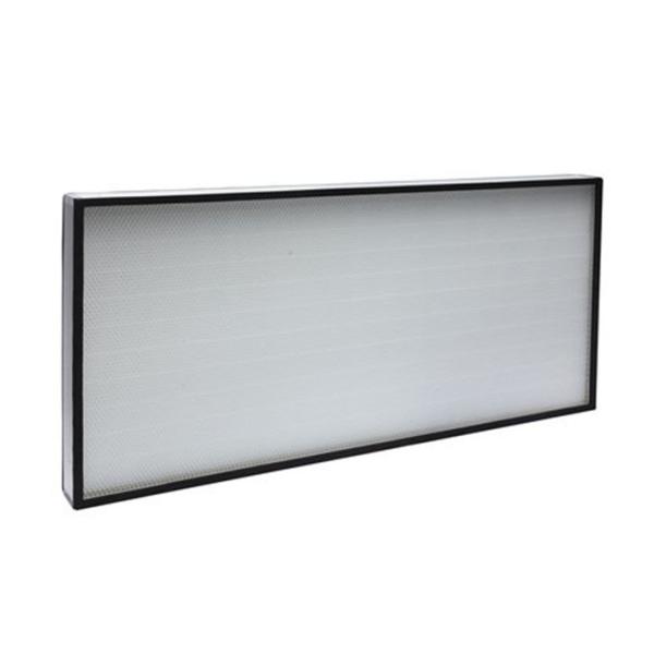 ULPA Glassfiber Filter With Aluminum Alloy Frame And Hot Melt Adhesive