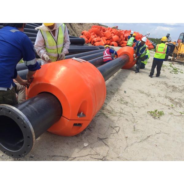 Специализированные плавучие трубы из HDPE с хорошей гибкостью, устойчивостью к ультрафиолету > 400% удлинения при разрыве