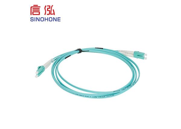 Gigabit Ethernet LC Fiber Optic Cable , Simplex Fiber Optic Cable