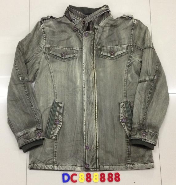 DC888888 Men's cotton with jean washing jacket coat