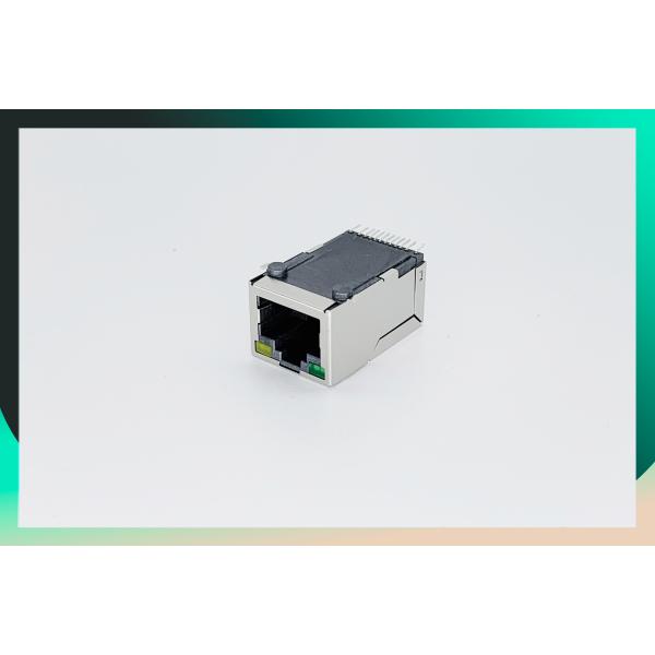 10/100 оснований - плата Джека локальных сетей штепсельной вилки 100М СМТ ТС модульная ВВЕРХ ПО 12 - Пин с соединителем и трансформатором СИД РДЖ45