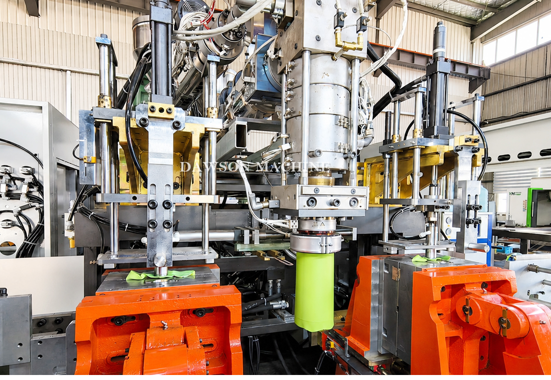 Automatic 4L HDPE Plastic Bottle Making Machine Extrusion Blow Molding Equipment