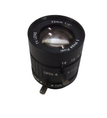 CS/C Mount Lens, Manual Iris Control, 3.0 Megapixel, 1/2'' Sensor CCTV Lens