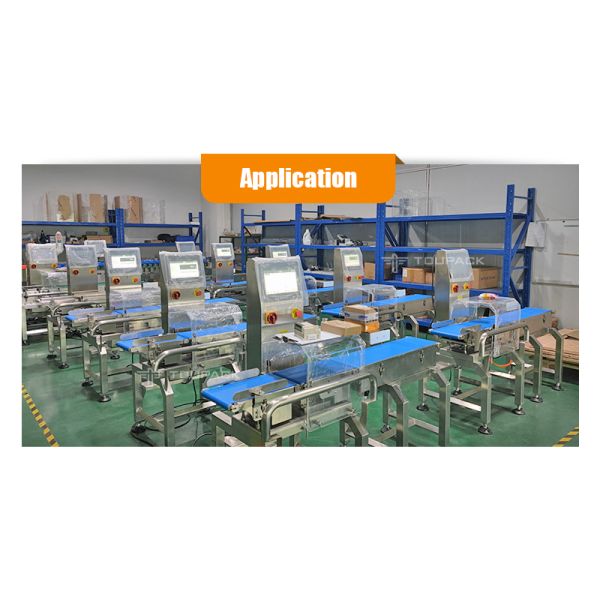Online Checkweigher Conveyor with Reject System Packaging Line Weight Inspection Equipment