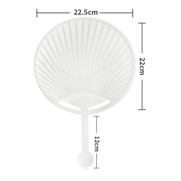 Promotional Sublimation Plastic Advertising Fan Personalized Hand Fans With Photo