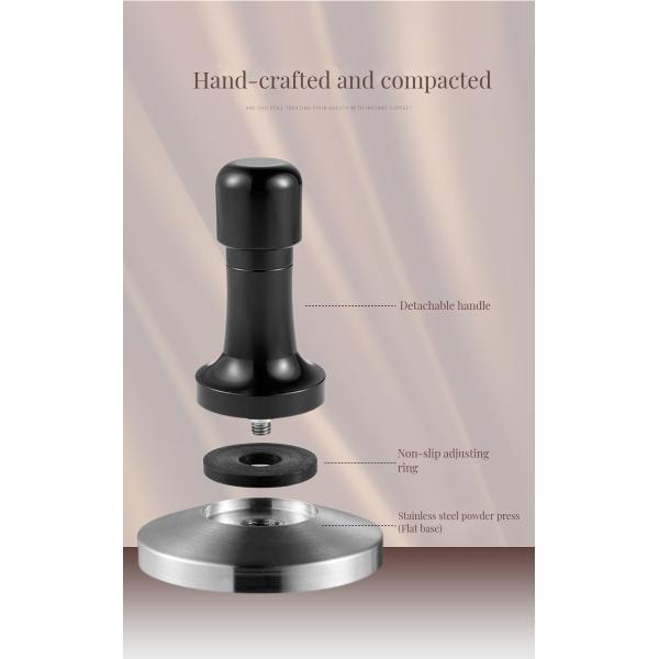 Adjustable Depth Tamper Distributor Presser Set for Perfect Bitterness Coffee Tea Tools