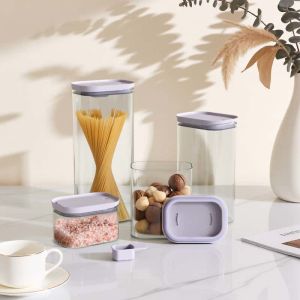 IKOO Source Supplier Airtight Wide Mouth Glass Jars with Lids for Food