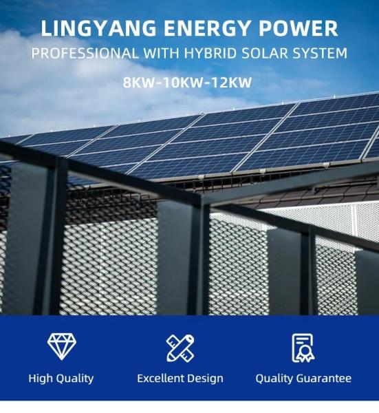 3 Phase Home Solar Power System 20KW 25KW With 48VDC LifePo4 Lithium Battery