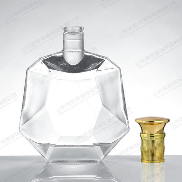 Colarinho de vidro Vazio Xo Vodka Decanter Bottle de álcool para convidados