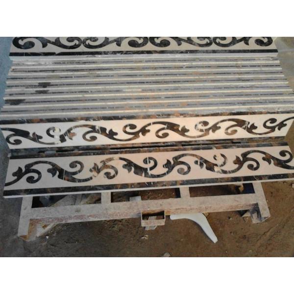 Luxury Palace Design Water Jet Medallion Marble Flooring Tiles Design