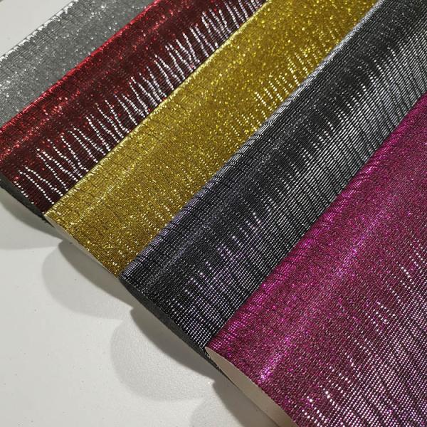 50m/Roll Embossed Abrasion Resistant Glitter Leather Fabric